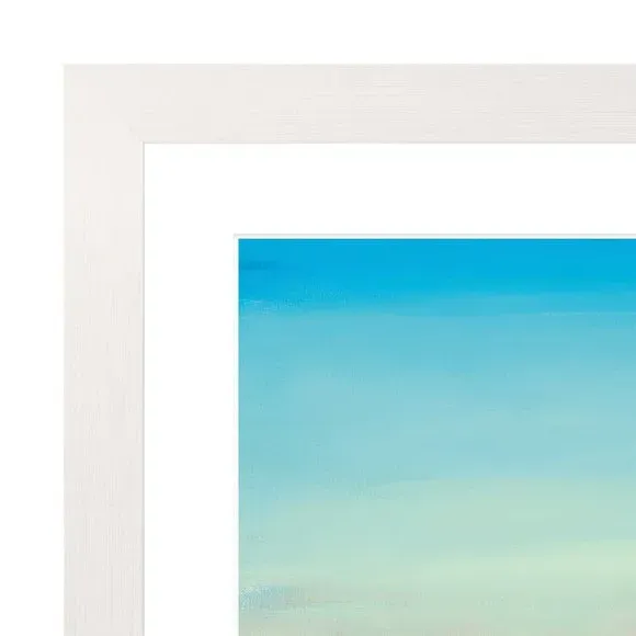 Framed Print Beach Waves - Multicolor