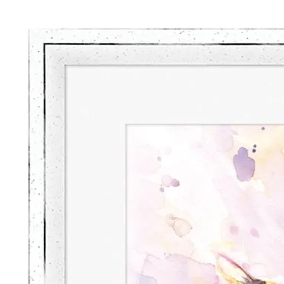 Framed Print Bees & Lavender - Purple