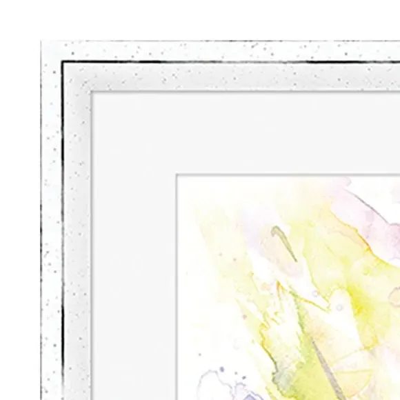 Framed Print Bees & Wildflowers - Purple