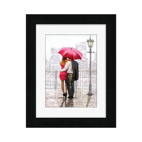 Framed Print Bright Lights - Multicolor