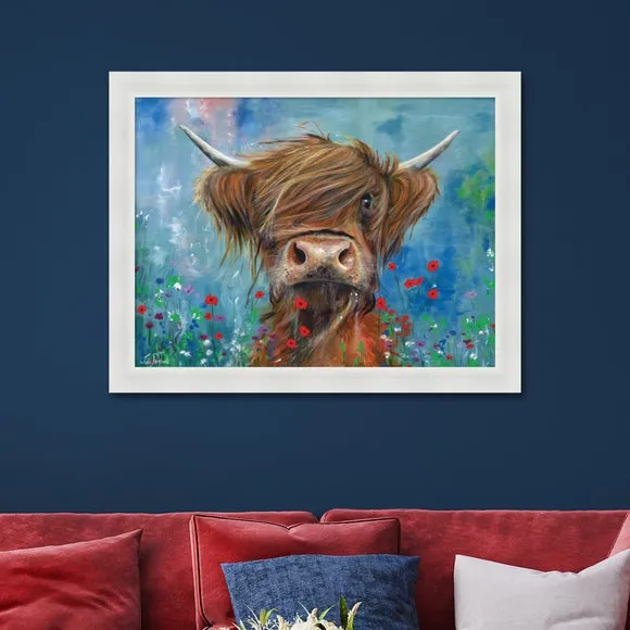 Framed Print Bruce Design - Multicolor