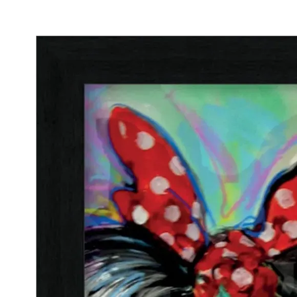 Framed Print Bubble Girl I - Multicolor