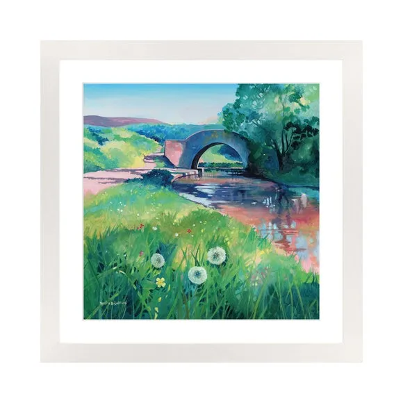 Framed Print Canal Walk - Multicolor