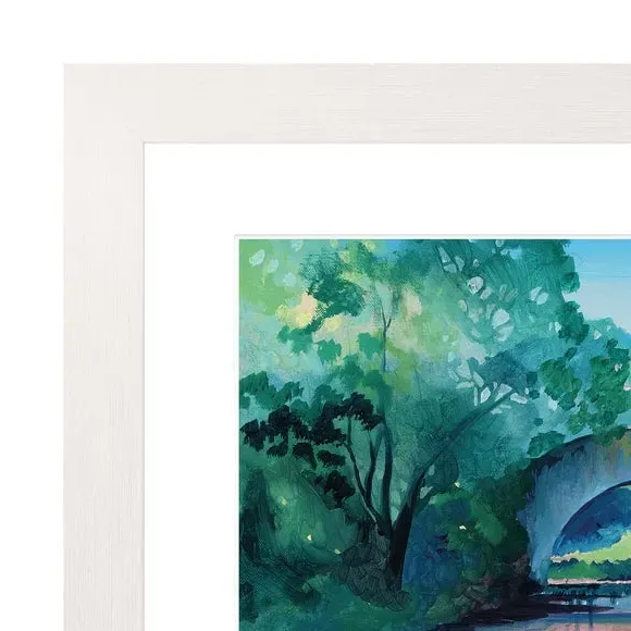 Framed Print Canal Walk - Multicolor