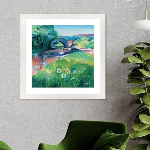Framed Print Canal Walk - Multicolor image