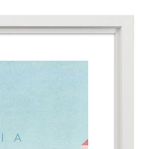 Framed Print Croatia Design - Multicolor