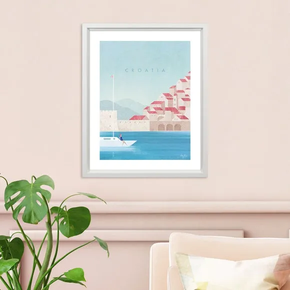Framed Print Croatia Design - Multicolor image
