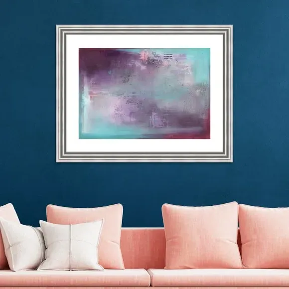 Framed Print Deep In The Tropics - Purple image
