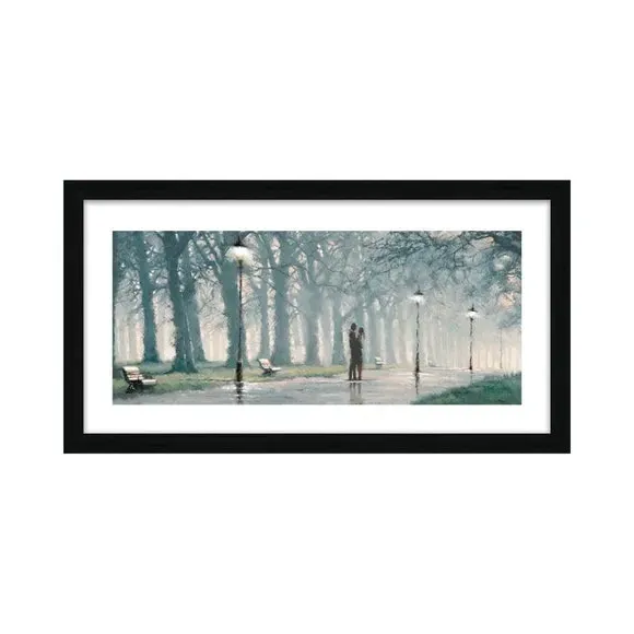 Framed Print Evening Mist - Multicolor