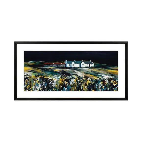 Framed Print Fields of Gold - Multicolor