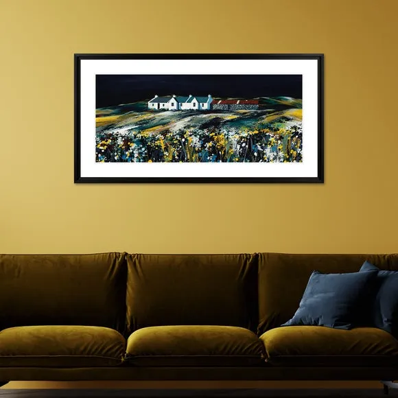 Framed Print Fields of Gold - Multicolor image