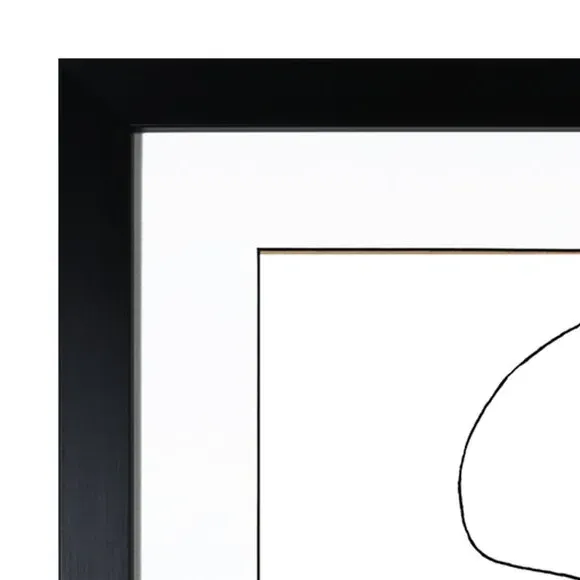 Framed Print Figure V - Black/White