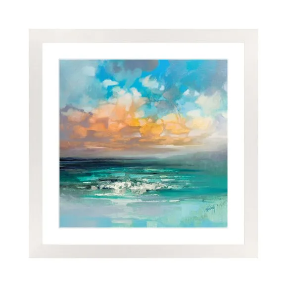 Framed Print Hebridean Waters - Multicolor