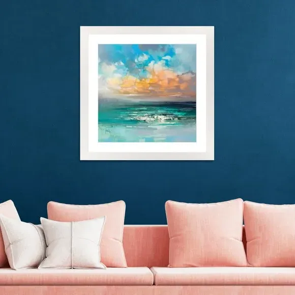 Framed Print Hebridean Waters - Multicolor image