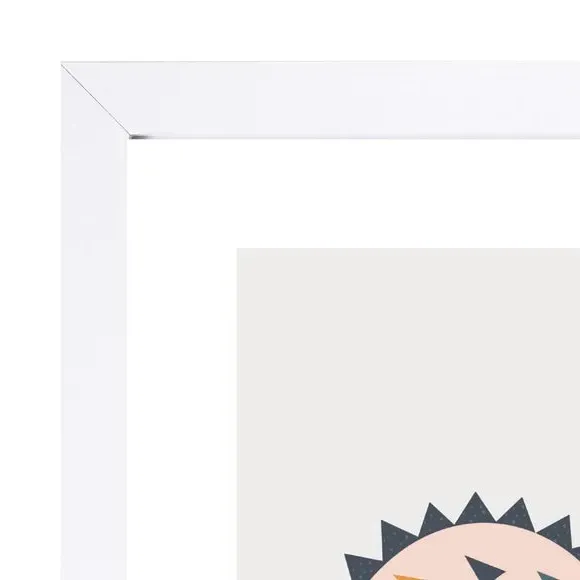 Framed Print Hedgehogs - Multicolor