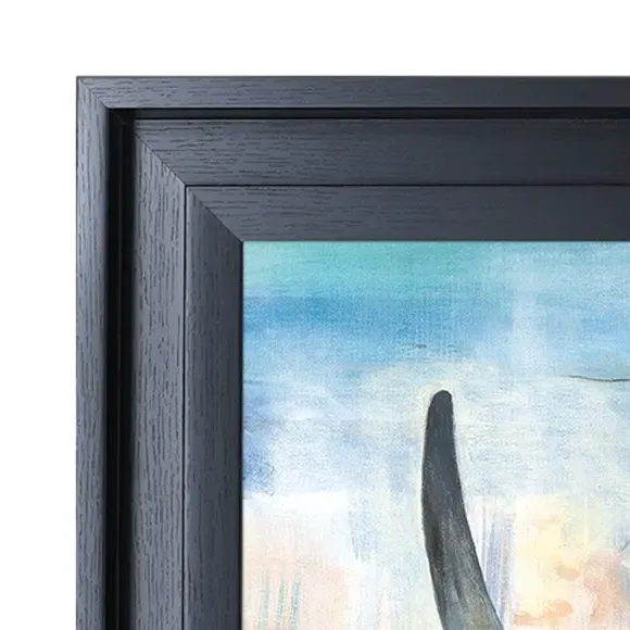 Framed Print Highland Cow - Brown