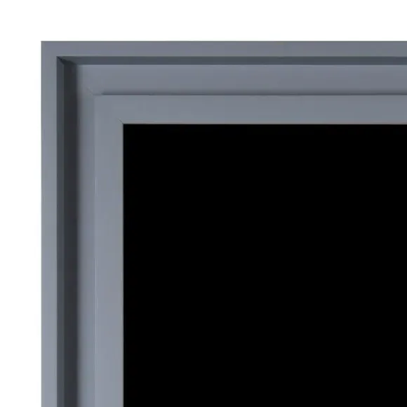 Framed Print Mono Floral - Black/White