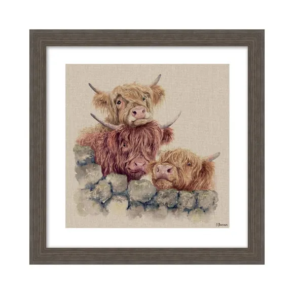 Framed Print Neighbourhood Watch - Multicolor