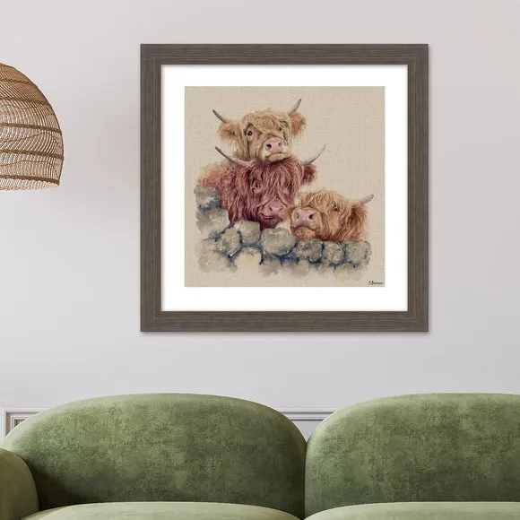 Framed Print Neighbourhood Watch - Multicolor image