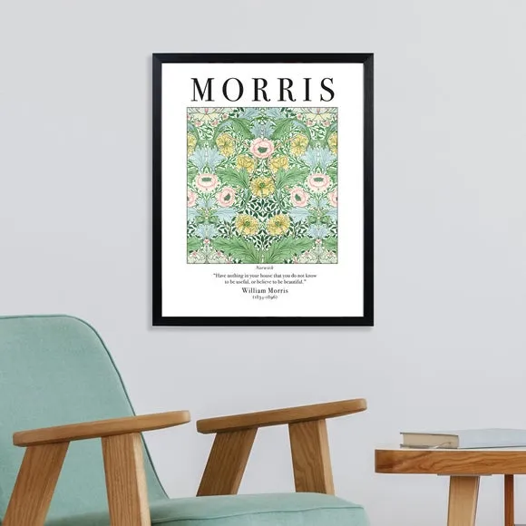 Framed Print Norwich Design - Multicolor