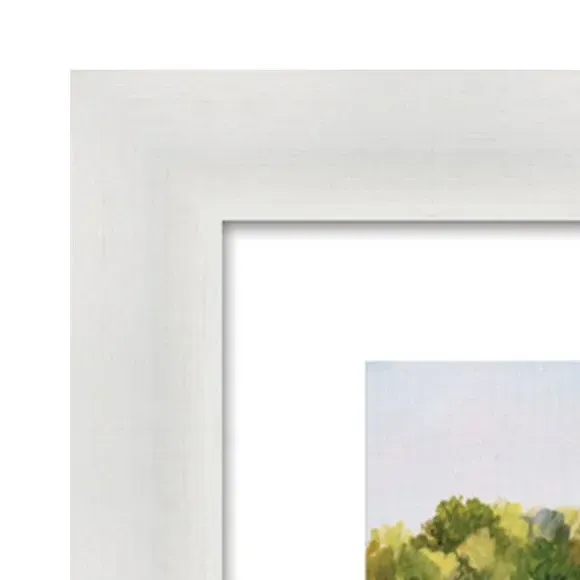 Framed Print Open Meadow - Green