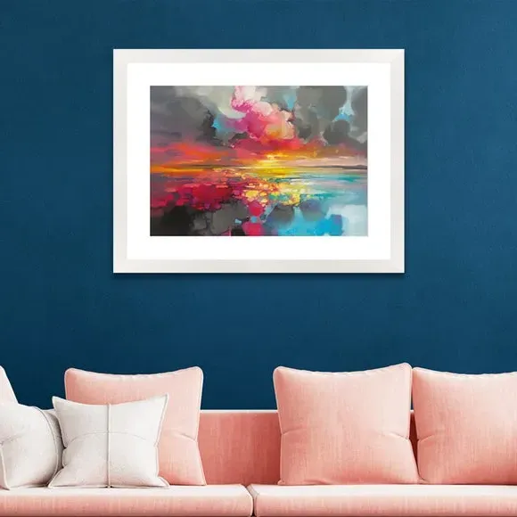Framed Print Order & Chaos - Multicolor image
