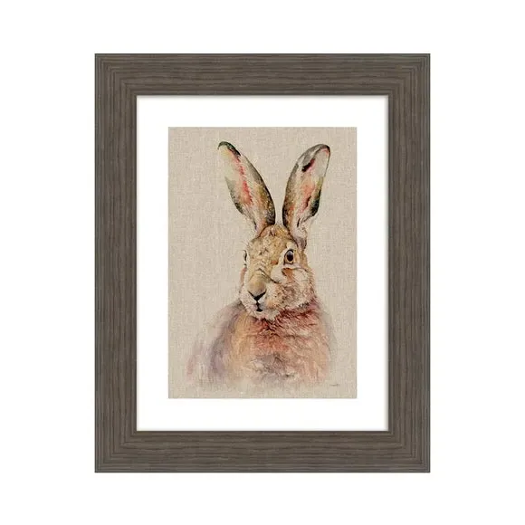 Framed Print Pippa Hare - Natural