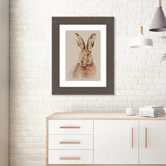 Framed Print Pippa Hare - Natural image