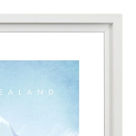Framed Print Ready to Hang - Blue
