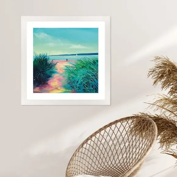 Framed Print Ready to Hang - Multicolor image