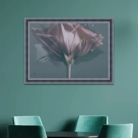 Framed Print Rose Design - Multicolor