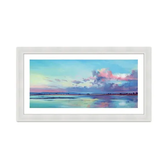 Framed Print Salt Marsh - Multicolor