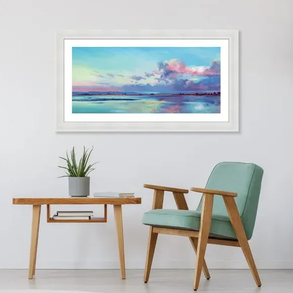 Framed Print Salt Marsh - Multicolor image
