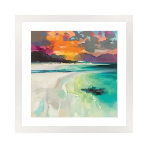 Framed Print Seilebost - Multicolor