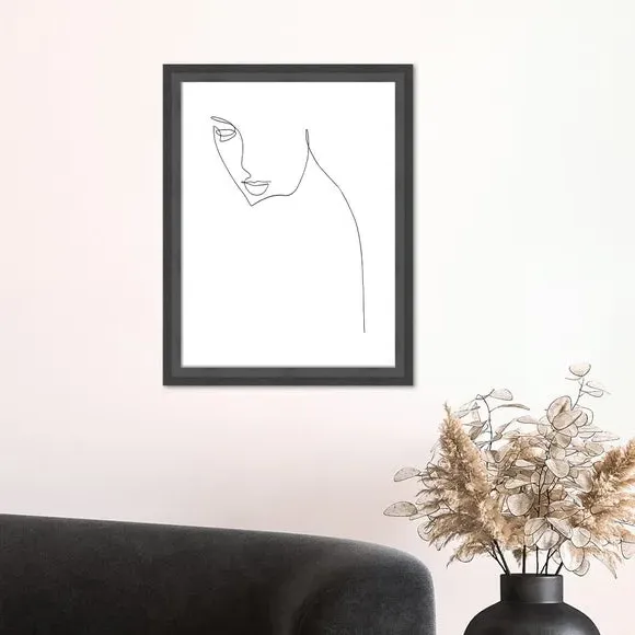 Framed Print Serenity - Black/White image