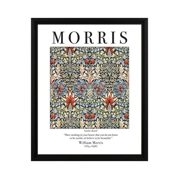 Framed Print Snakeshead Design - Multicolor