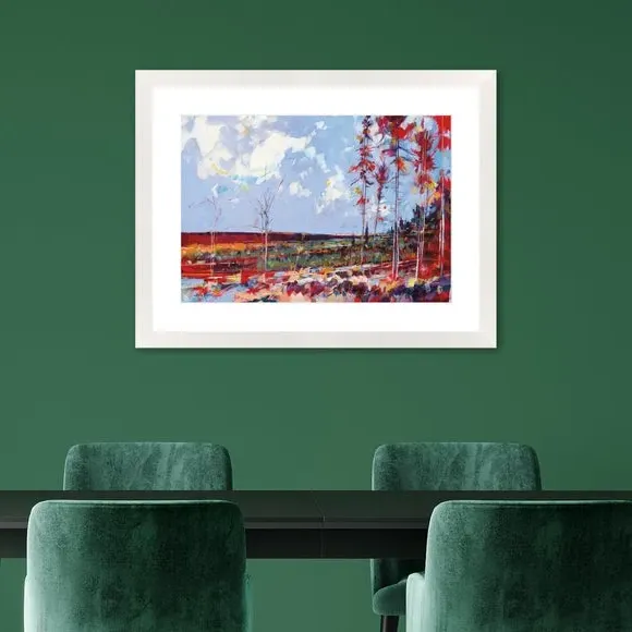 Framed Print Speech House - Multicolor