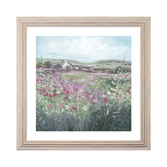 Framed Print Spring Memories - Multicolor