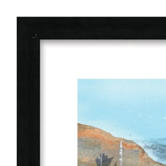 Framed Print St Mary's Harbour - Multicolor