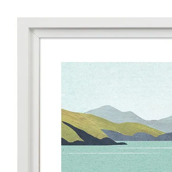 Framed Print Van Life - Multicolor