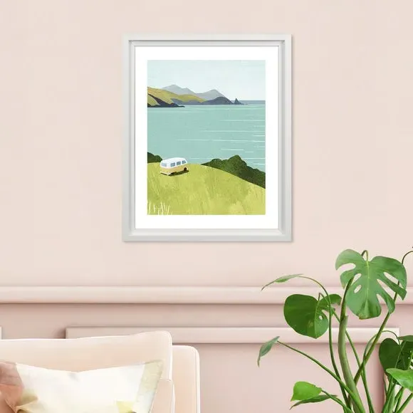 Framed Print Van Life - Multicolor image
