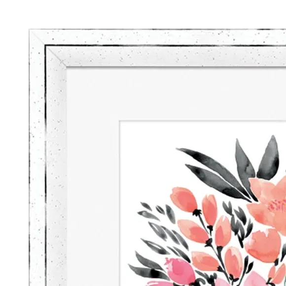 Framed Print Watercolour Bouquet - Multicolor