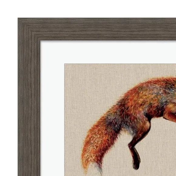 Framed Print with Bee Design - Multicolor