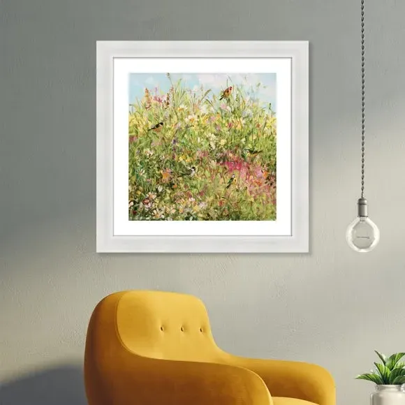 Framed Print with Border Design - Green image