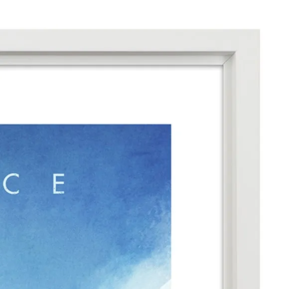 France Framed Print - Blue