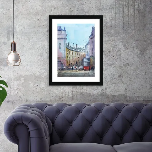 Regent Street Framed Print - Multicolor image