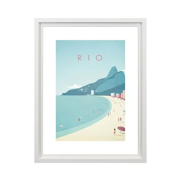 Rio Framed Print - Multicolor