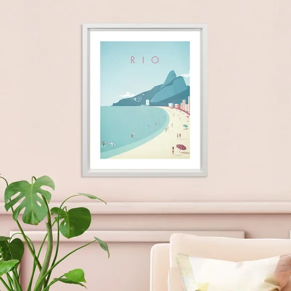 Rio Framed Print - Multicolor