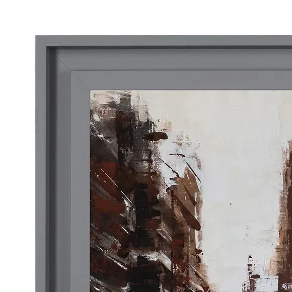 Rush Hour Framed Print - Brown