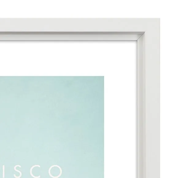 San Francisco Framed Print - Blue